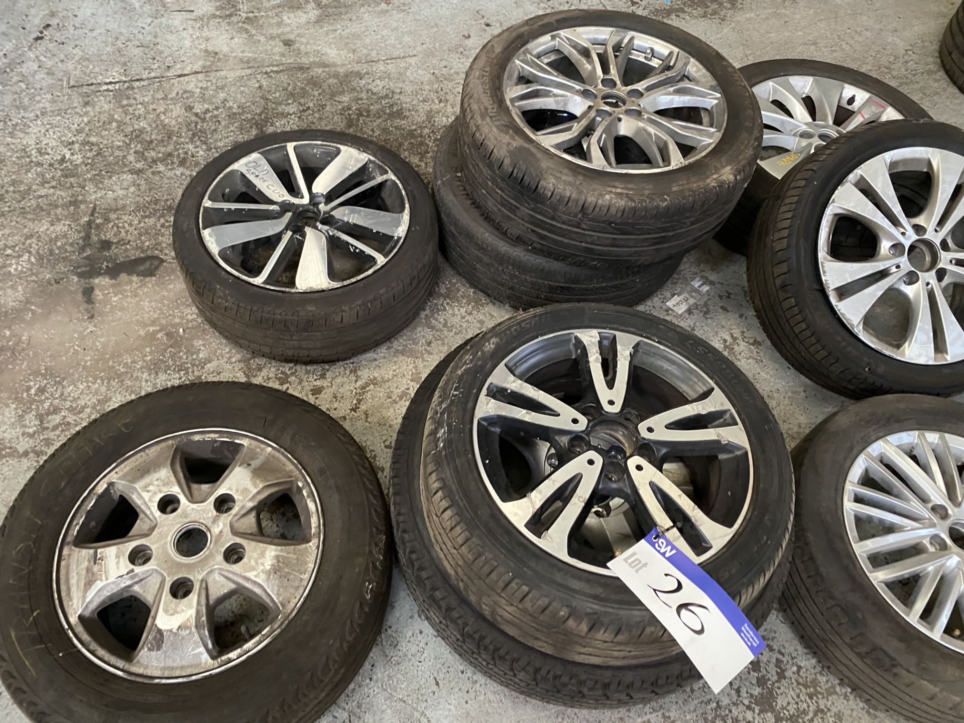 11 Various Alloy Wheels and Tyres - Image 2 of 3