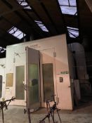 JunAir 15 Maxon Gas Spray Booth Oven, serial no. 00284, year of manufacture 2007, tested to 07/08/