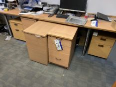 Five Desk Pedestals