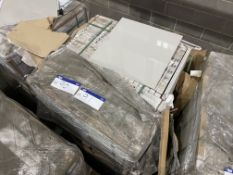 40 Boxes of Grey Polished Tiles, item no. K6100, 6