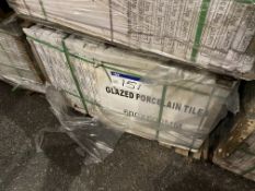 40 Boxes of Glazed Porcelain Tiles, item no. Y6016