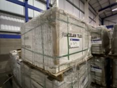 44 Boxes of Grey Porcelain Tiles, item no. ZS115,