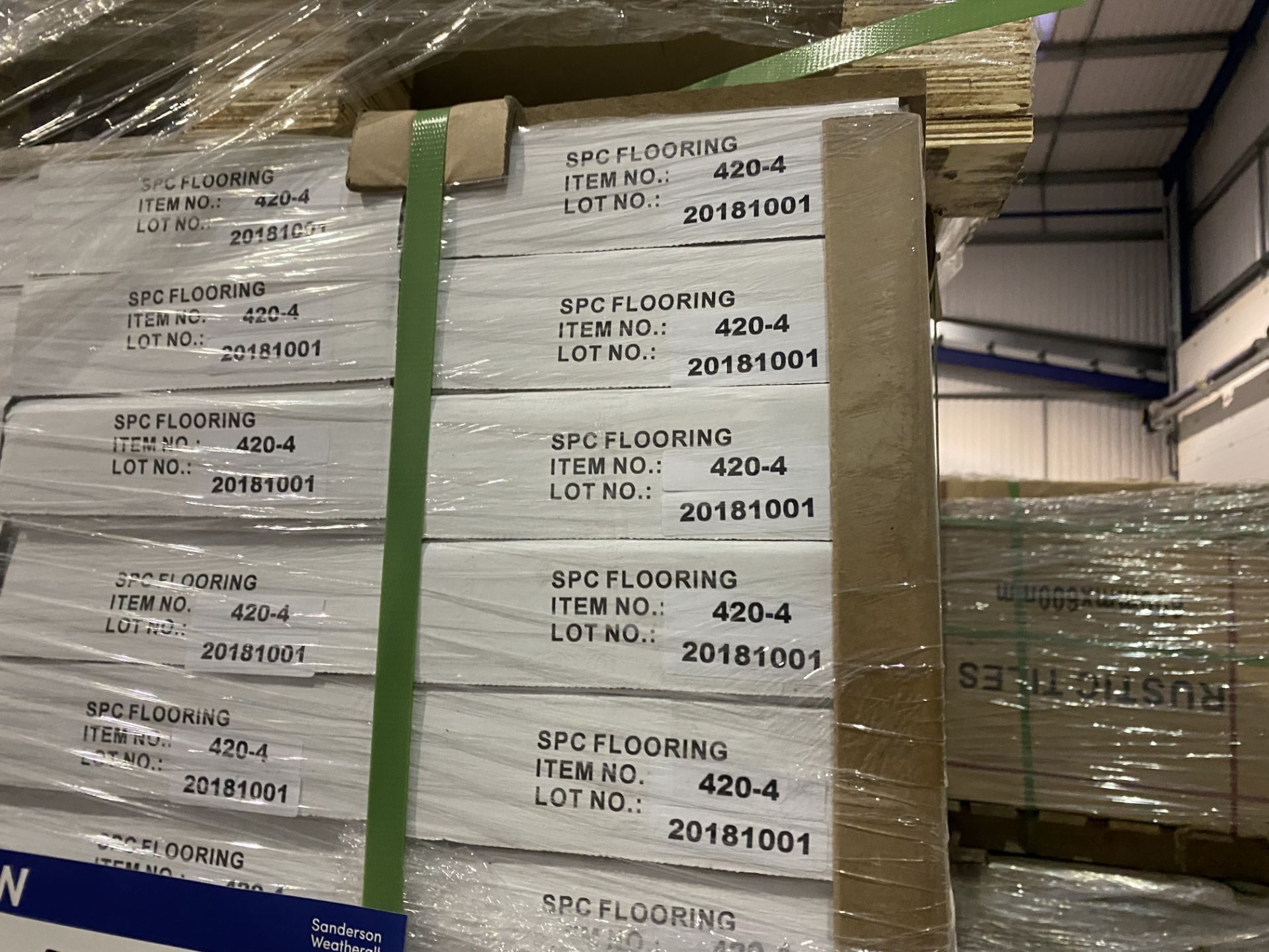 50 Boxes of SPC Flooring Grey Click System Laminat - Image 2 of 3