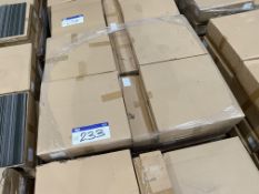 Approx. 32 Boxes of Striped Grey Carpet Tiles, eac