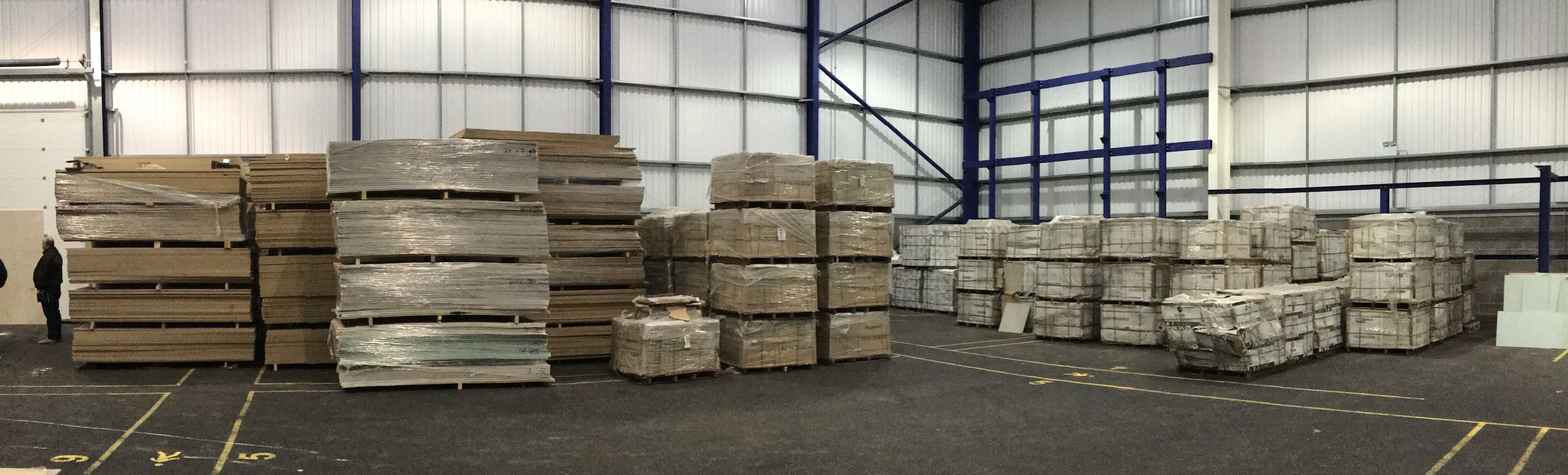Surplus Unused Building Materials, Property Refurbishment Products, Sanitary Ware, Floor & Wall Coverings (Cost Value in Excess of £350,000)