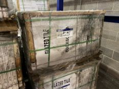 40 Boxes of Glazed Tiles, item no. YF6YC1269, 600m