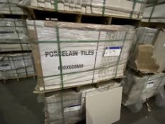 40 Boxes of Grey Porcelain Tiles, item no. ZS115,