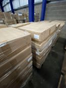 Approx. 32 Boxes of Striped Grey Carpet Tiles, eac