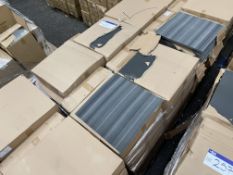 Approx. 32 Boxes of Striped Grey Carpet Tiles, eac