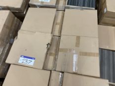 Approx. 32 Boxes of Striped Grey Carpet Tiles, eac