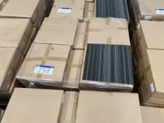 Approx. 32 Boxes of Striped Grey Carpet Tiles, eac