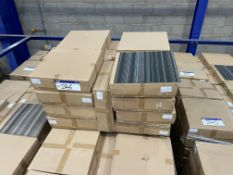 Approx. 50 Boxes of Striped Grey Carpet Tiles, eac