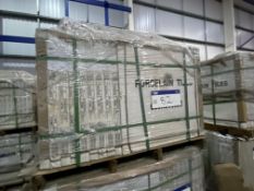 40 Boxes of Grey Porcelain Tiles, item no. ZS115,