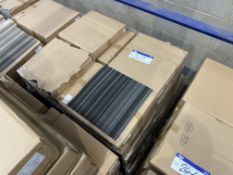 Approx. 32 Boxes of Striped Grey Carpet Tiles, eac