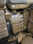 Approx. 28 Boxes of Striped Grey Carpet Tiles, eac