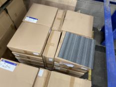 Approx. 32 Boxes of Striped Grey Carpet Tiles, eac