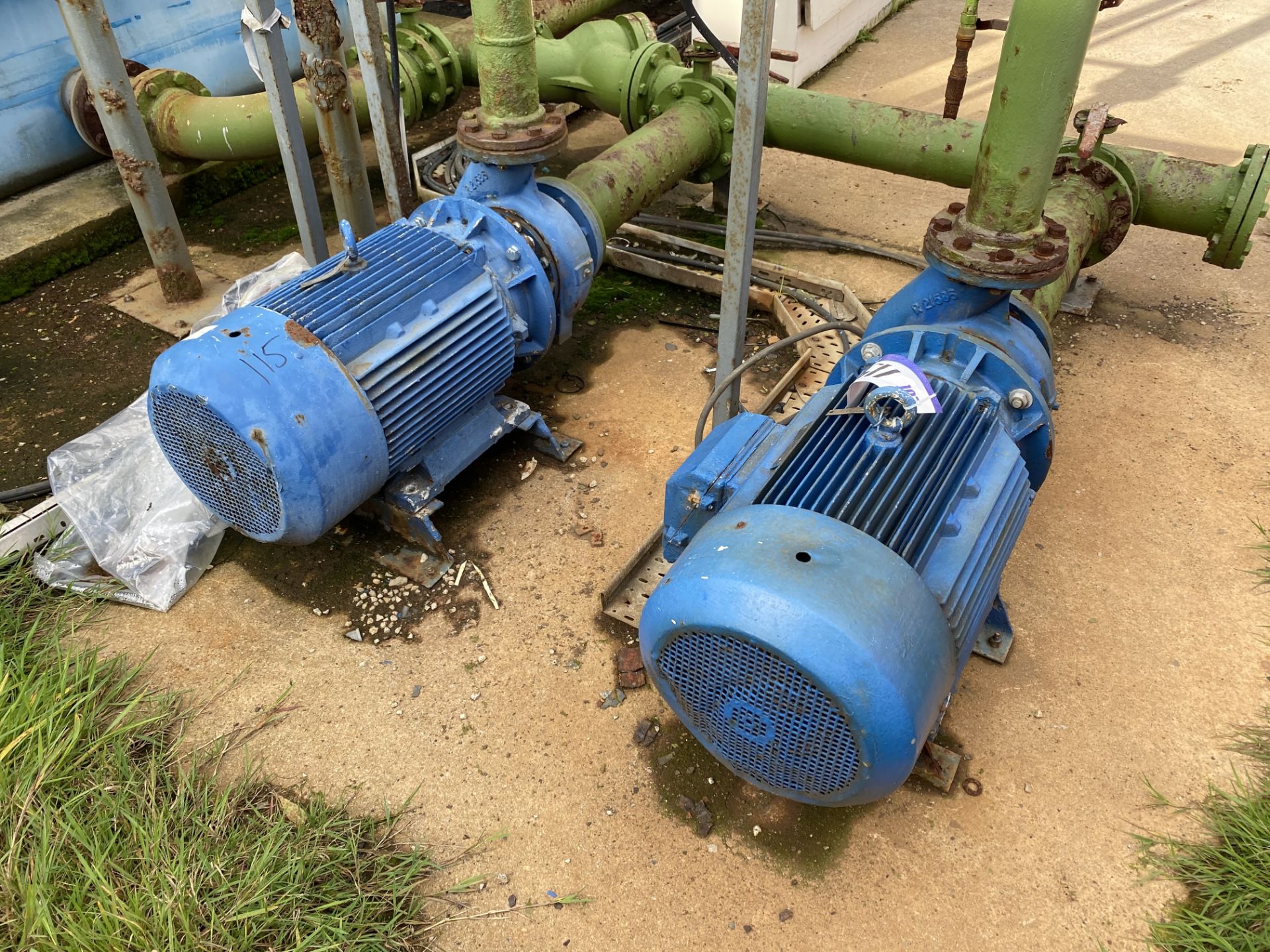 Two Centrifugal Pumps with 30kW Electric Motor (pl