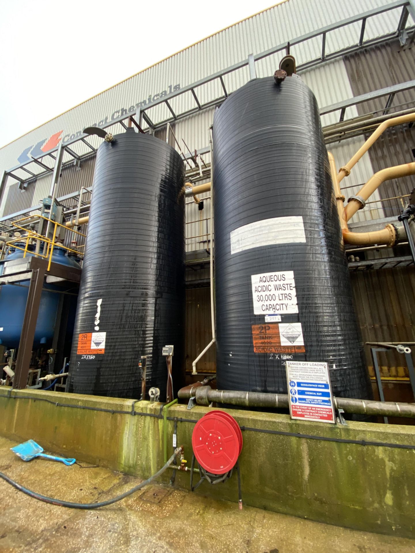 Two Allibert Helix 29,500 litre Storage Tanks (ple