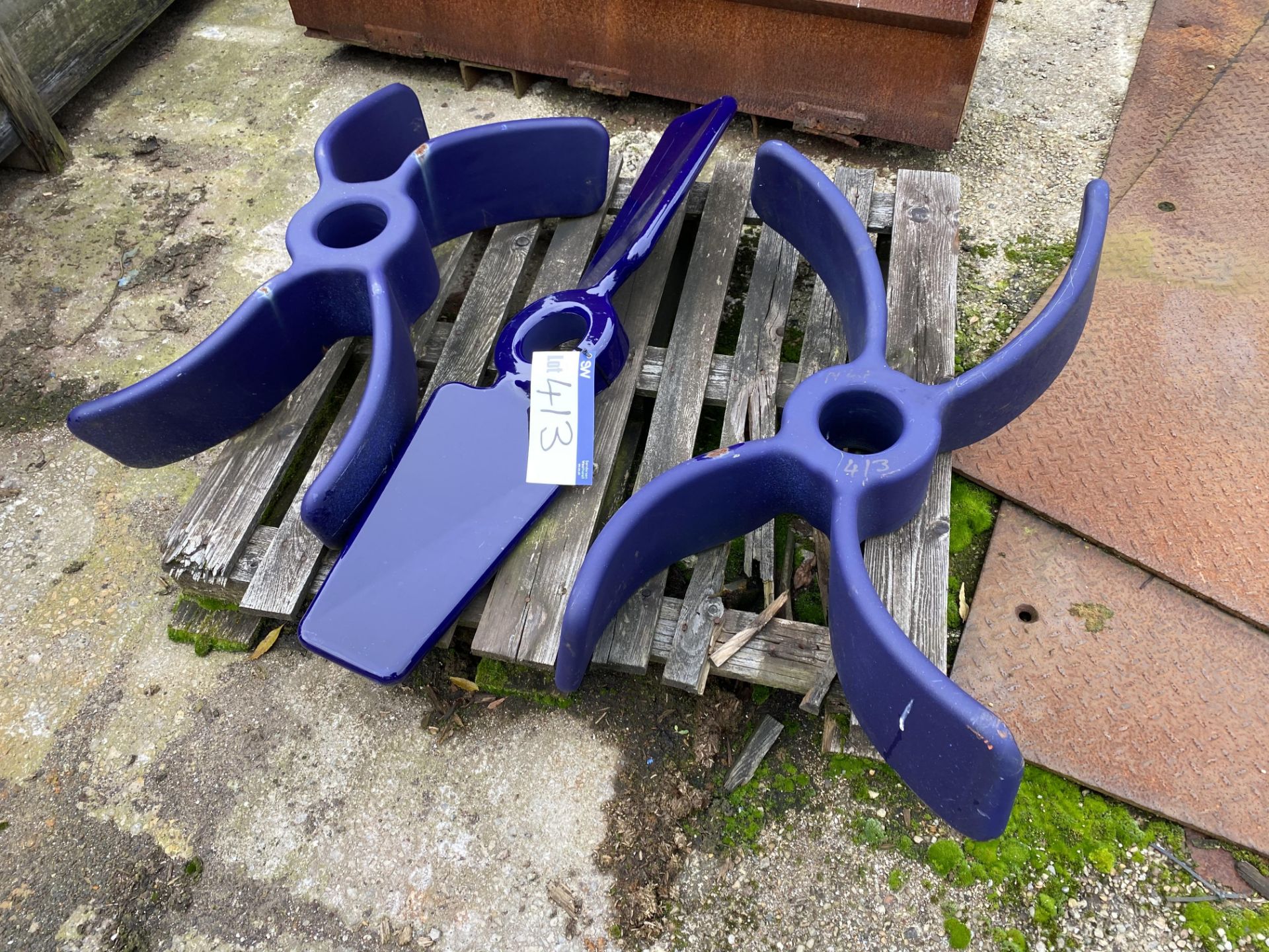 Three Agitator Paddles (please note - all lots wil