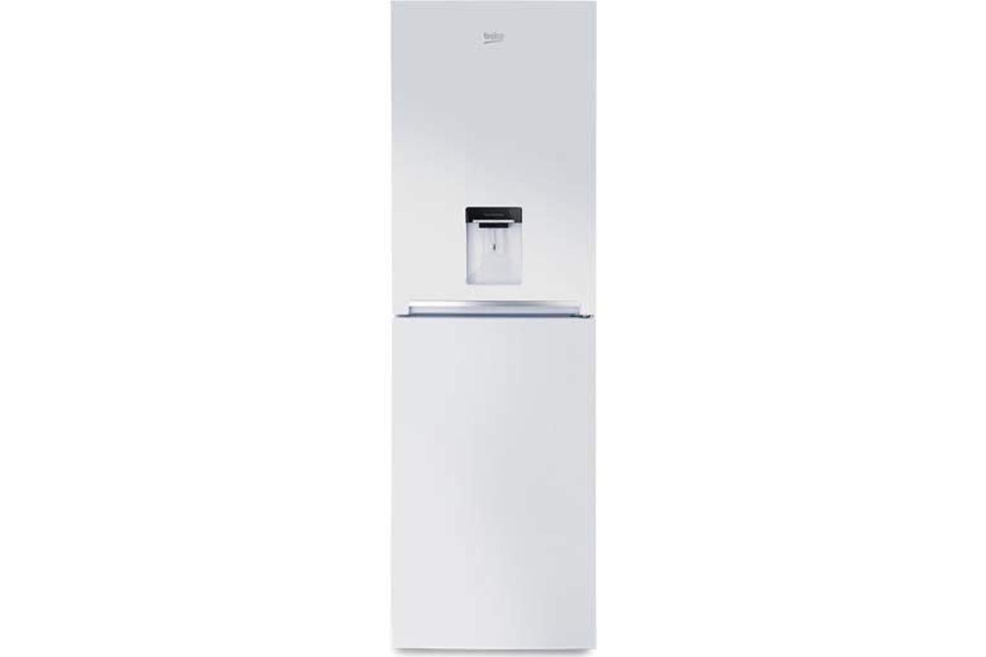 Six boxed unused Beko 60cm 50/50 Fridge Freezers, 313 litre capacity, white, manufacturers model