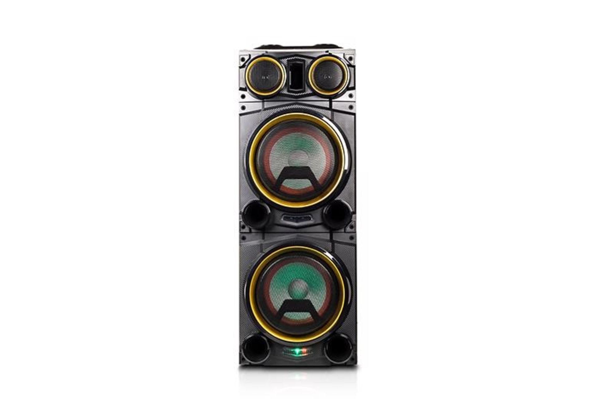Six boxed unused Tibo X-Treme 300 stereo speaker systems, manufacturers model number XTREME 300,