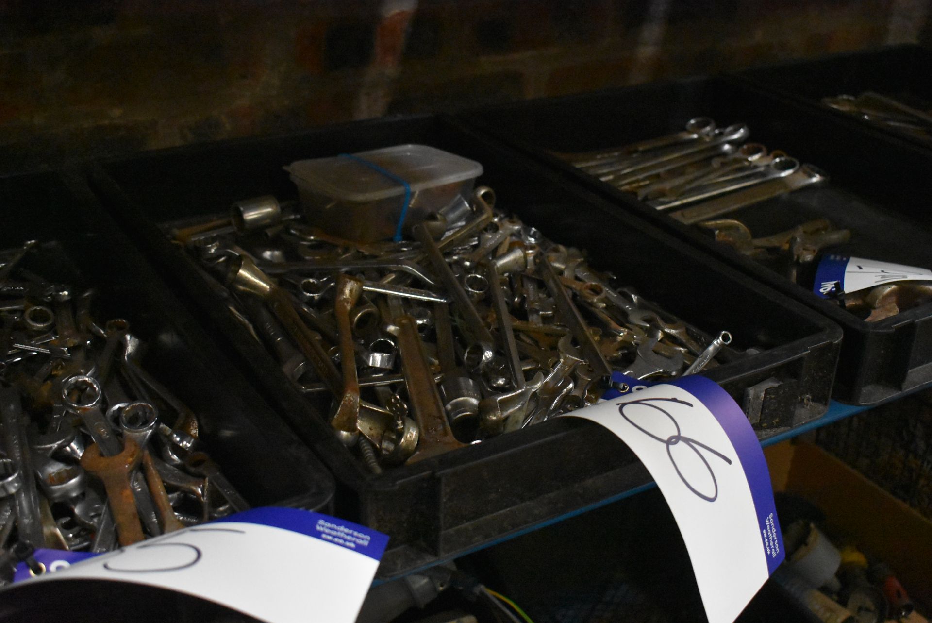 Assorted Metric & Imperial Spanners and Sockets, in plastic tray