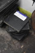 Two Approx. 300mm Plastic Inspection Chamber Covers & Cases, with one cover