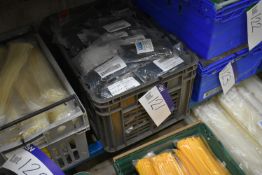 Approx. 150 Bags x 100 4.8mm x 160mm Cable Ties, in plastic crate