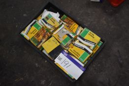 Plastic Crate & Contents, comprising mainly brake pads