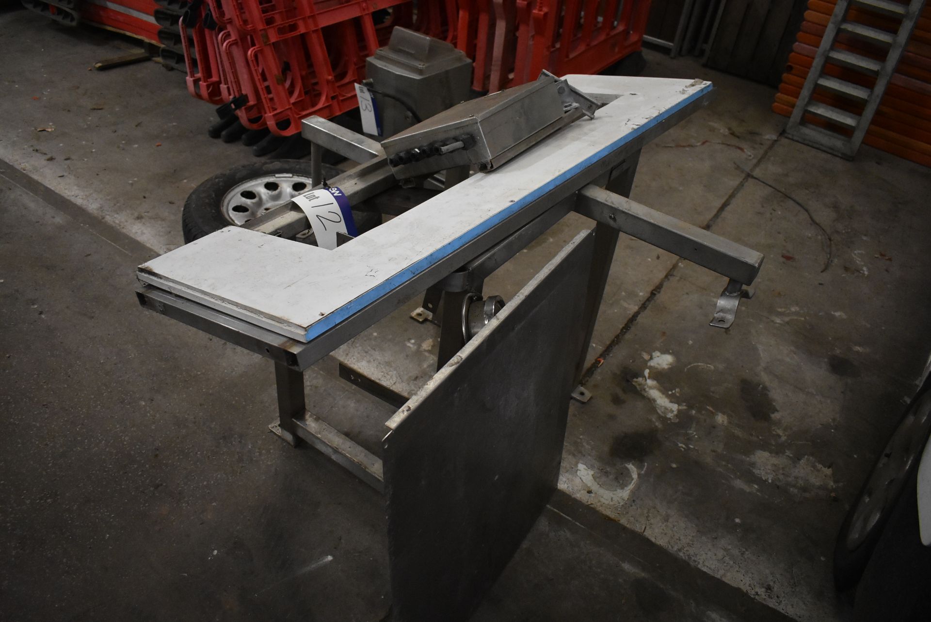 Brushed Fabricated Stainless Steel Stand, with equipment - Image 2 of 2