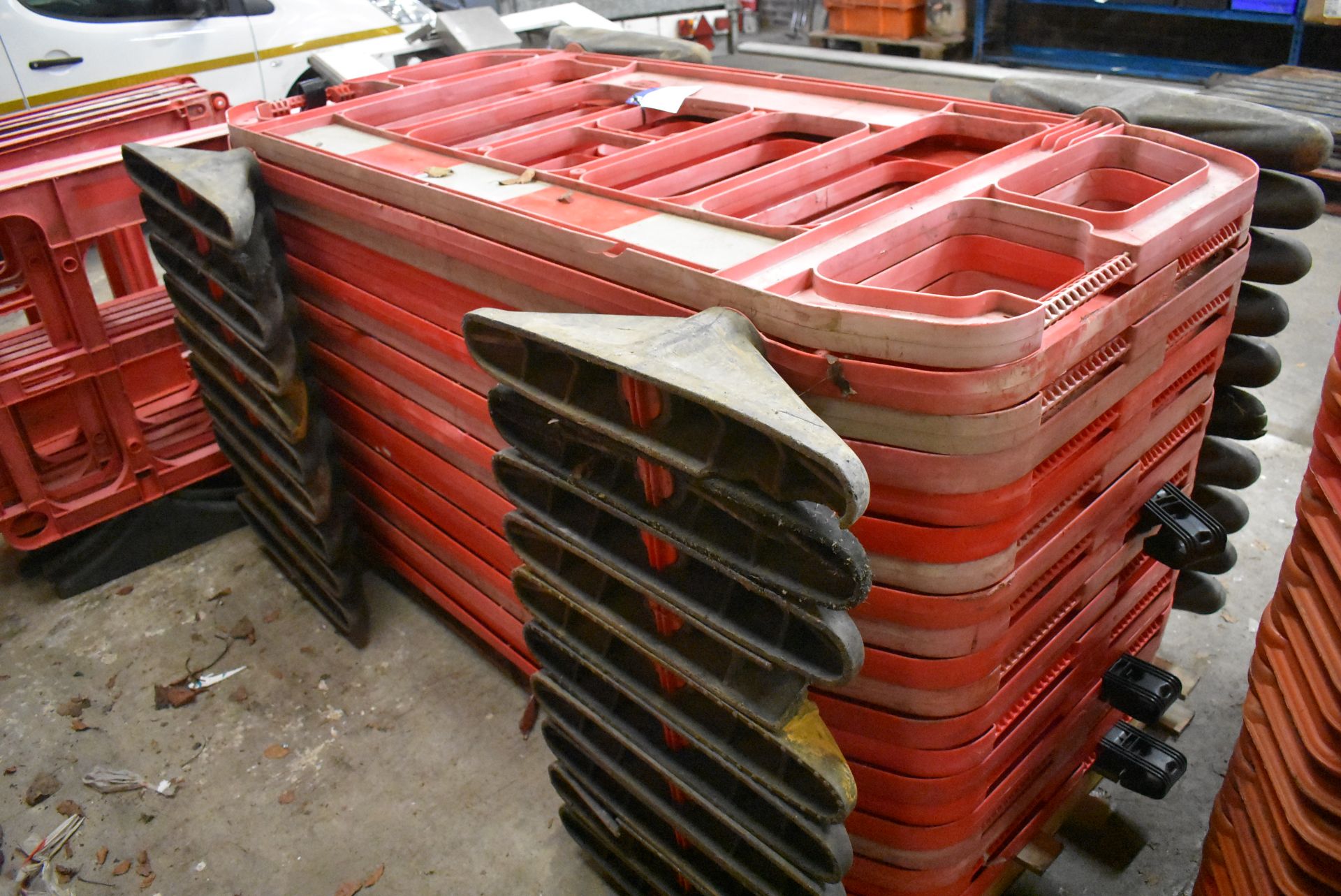 Approx. 20 Melba Swintex Plastic Barriers, each approx. 1.9m long - Image 3 of 3