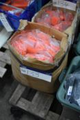 Approx. 50 Bags x 100 7.6 x 380mm Orange Cable Ties