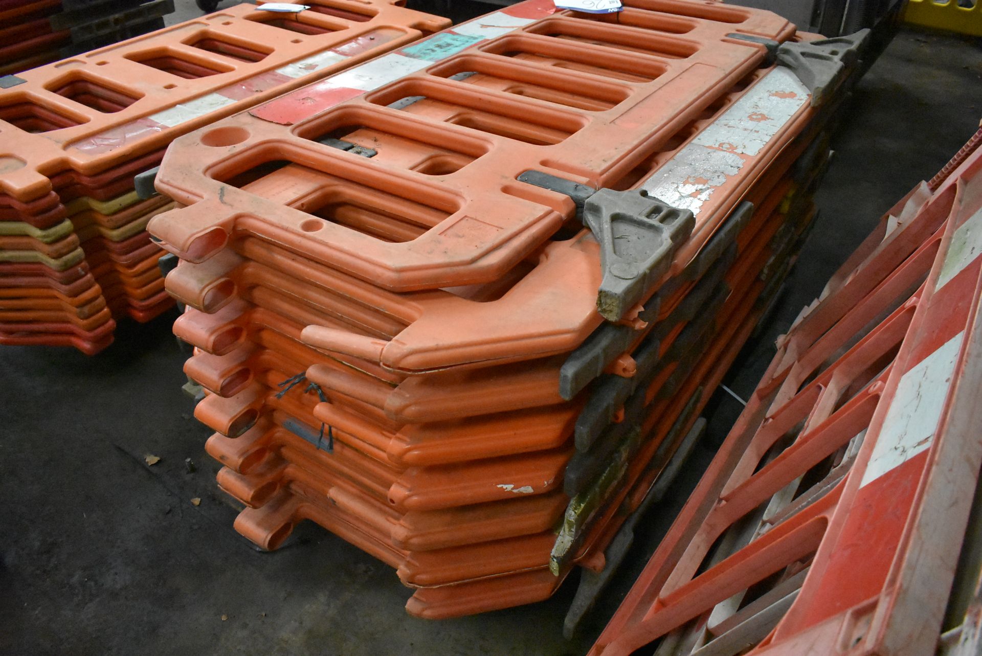 Approx. 15 Melba Swintex Plastic Barriers, each approx. 1.9m long - Image 2 of 2