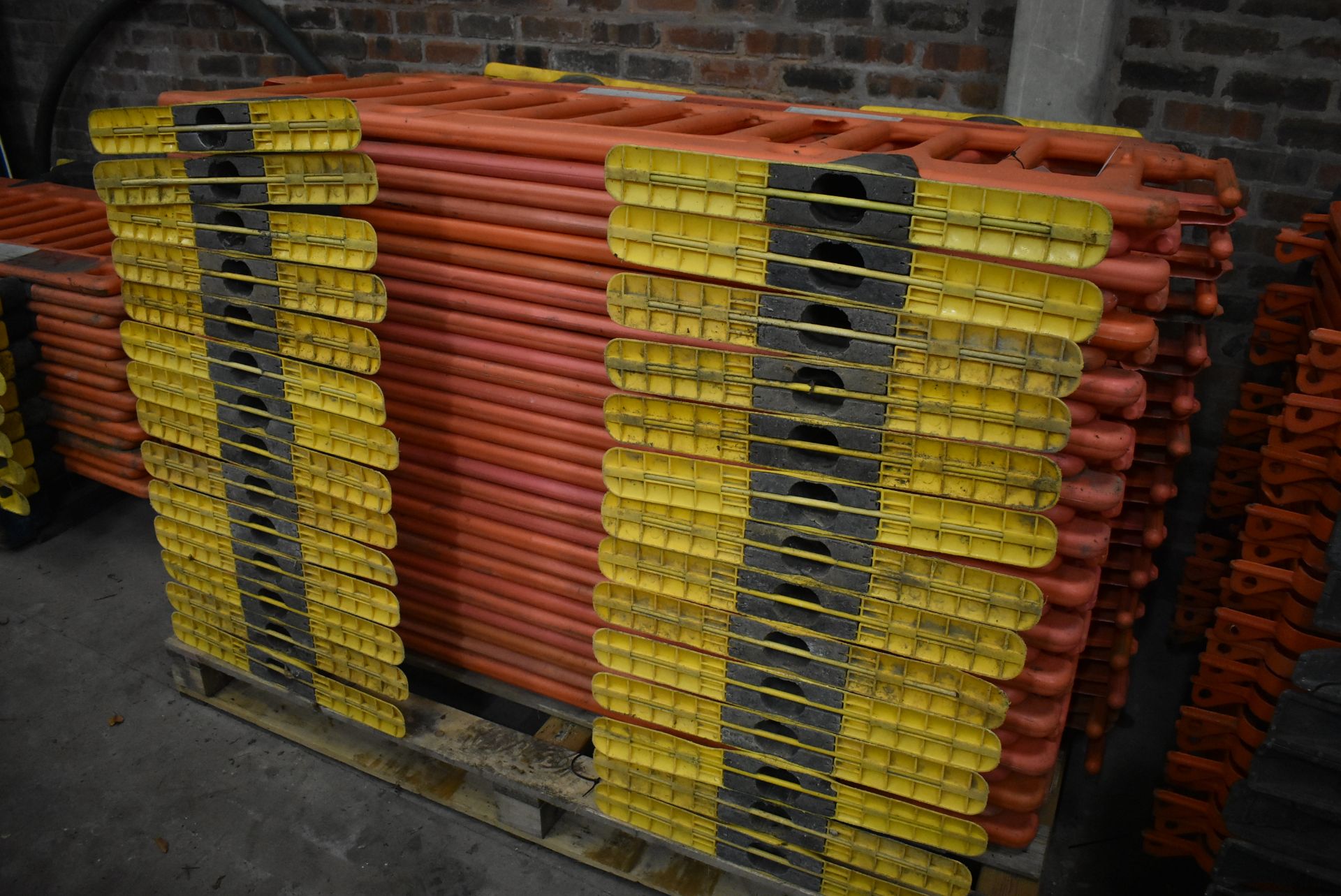 27 Oxford Plastics Avalon Plastic Barriers, each approx. 1.7m wide