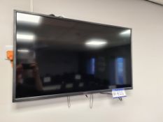 Sharp 40" Wall Mounted Flat Screen Television (Thi