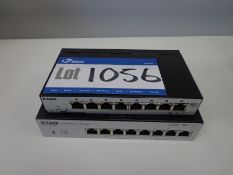 Two D LINK DGS-1100-08P network switches (This lot
