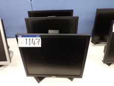 Three DELL flat screen monitors (This lot is locat