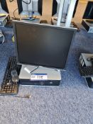 HP Compaq Personal Computer with keyboard, mouse a