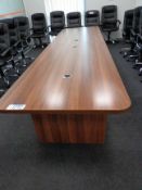 Boardroom table 3.6m x 1m (This lot is located at