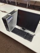 HP Compaq Personal Computer with Keyboard, Mouse a