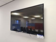 Techwood 50" Wall Mounted Flat Screen Television (