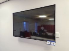 Techwood 50" Wall Mounted Flat Screen Television (