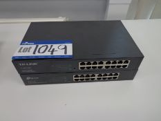 Two TP LINK Tl-SG101DE 16 port gigabit easy smart