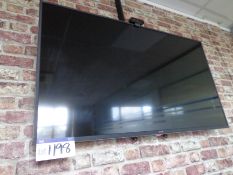 SHARP AQUOS 50” flat screen TV comes with remove c