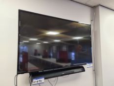 Techwood 50" Wall Mounted Flat Screen Television (