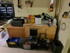 Quantity of Toolboxes including contents, Wooden C