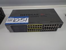 Two NETGEAR Prosafe IGS524PE network switches (Thi