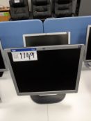 Two HP L1950 flat screen monitors (This lot is loc