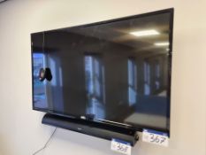 Techwood 50" Wall Mounted Flat Screen Television (