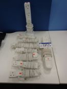 Nine 240V extension leads (This lot is located at